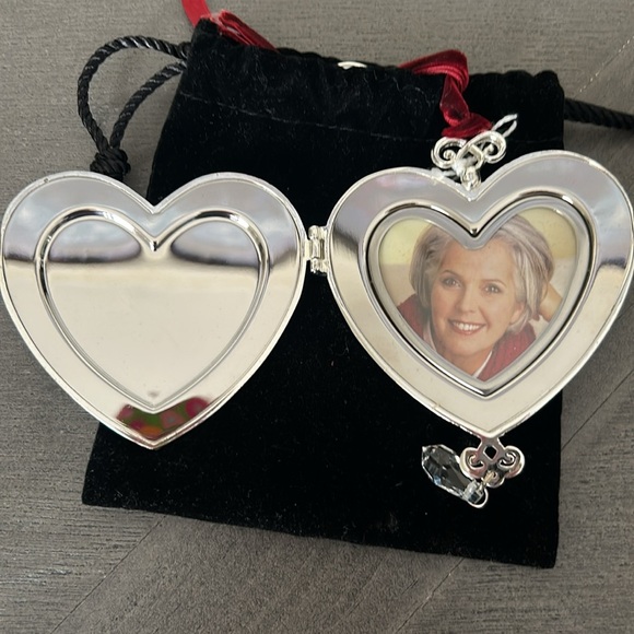 Silver Heart Locket with Tree Design - Picture 2 of 4